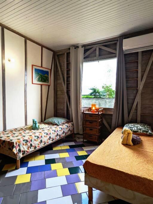Charmante Villa Creole Climatisee, Jardin Tropical Et Piscine Prives Lamentin 외부 사진