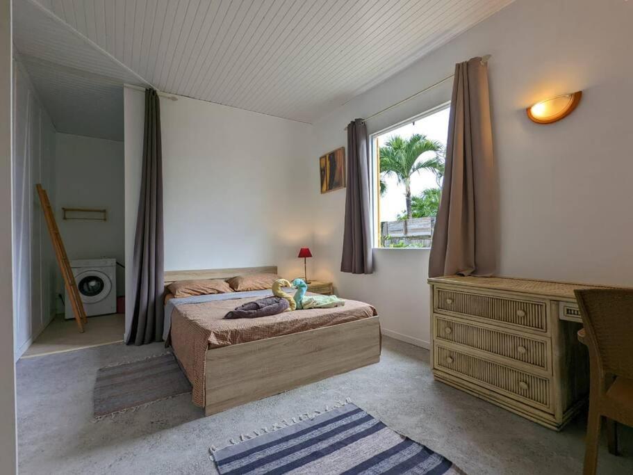 Charmante Villa Creole Climatisee, Jardin Tropical Et Piscine Prives Lamentin 외부 사진