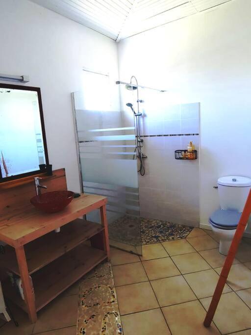 Charmante Villa Creole Climatisee, Jardin Tropical Et Piscine Prives Lamentin 외부 사진
